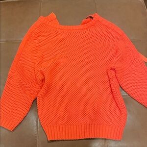 Ted Baker Vibrant Orange Crew Neck Sweater